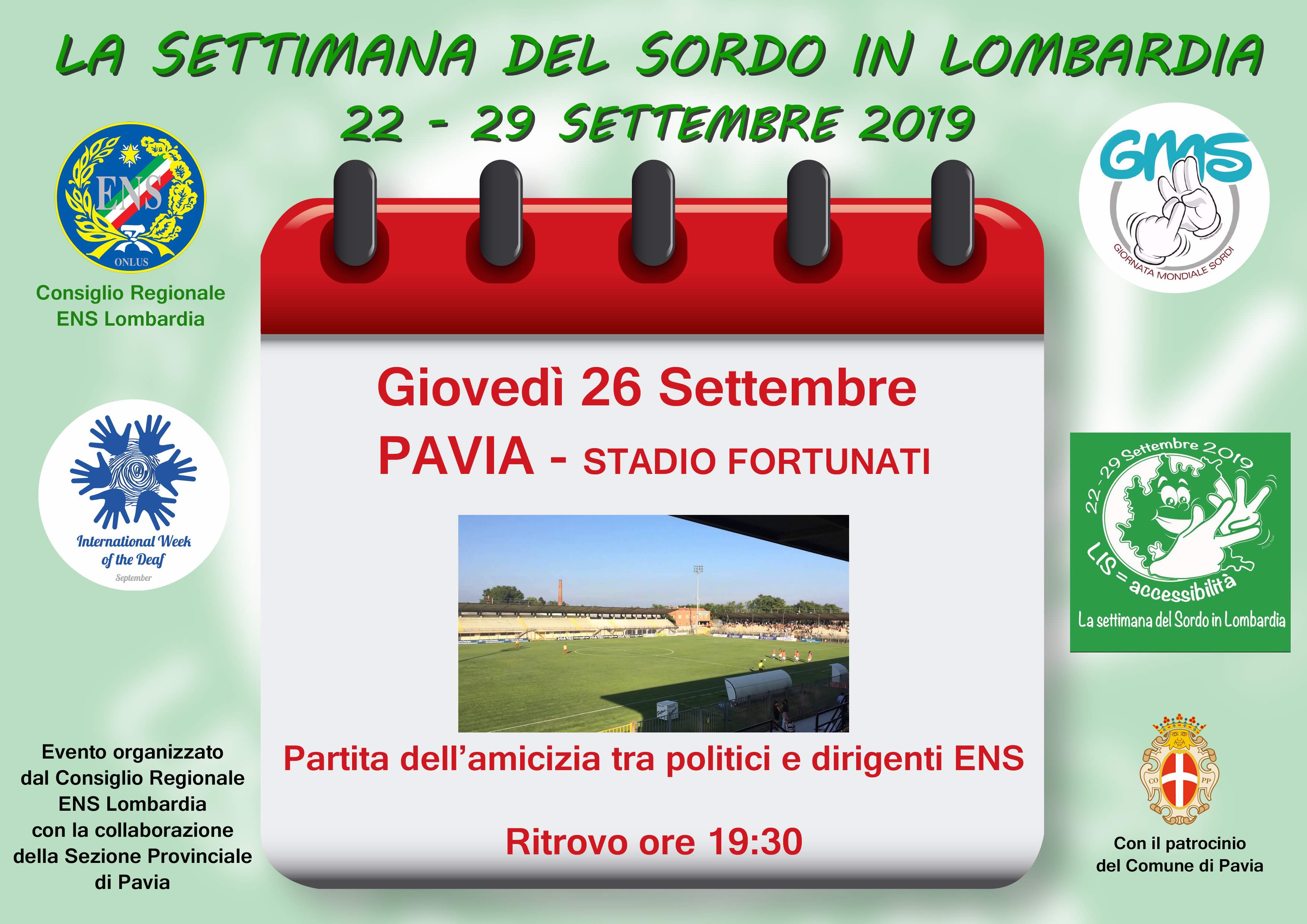 locandina 26 settembre pavia calcio